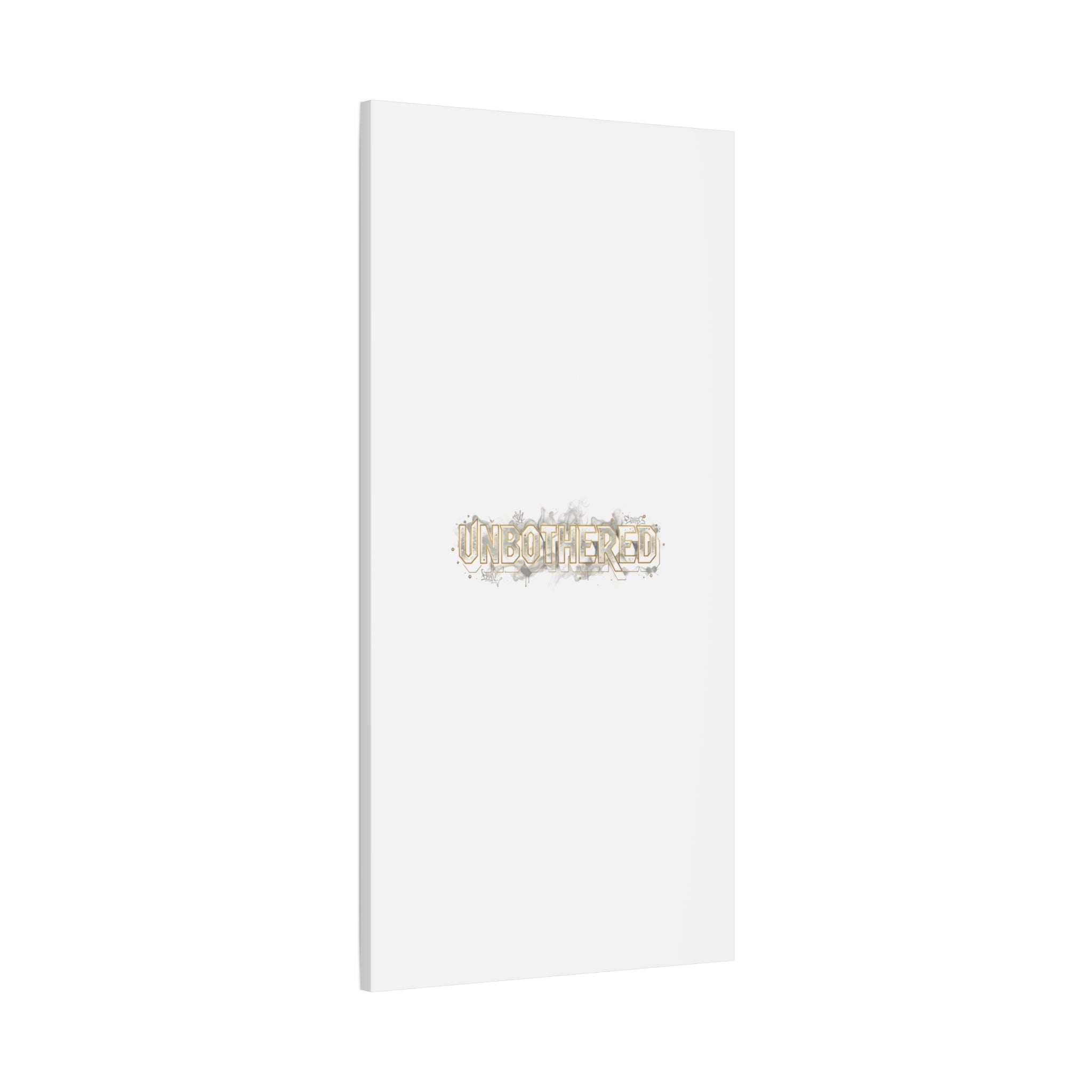 Unbothered Typography Canvas | Cost of Living Humor, BrokeLife Poster