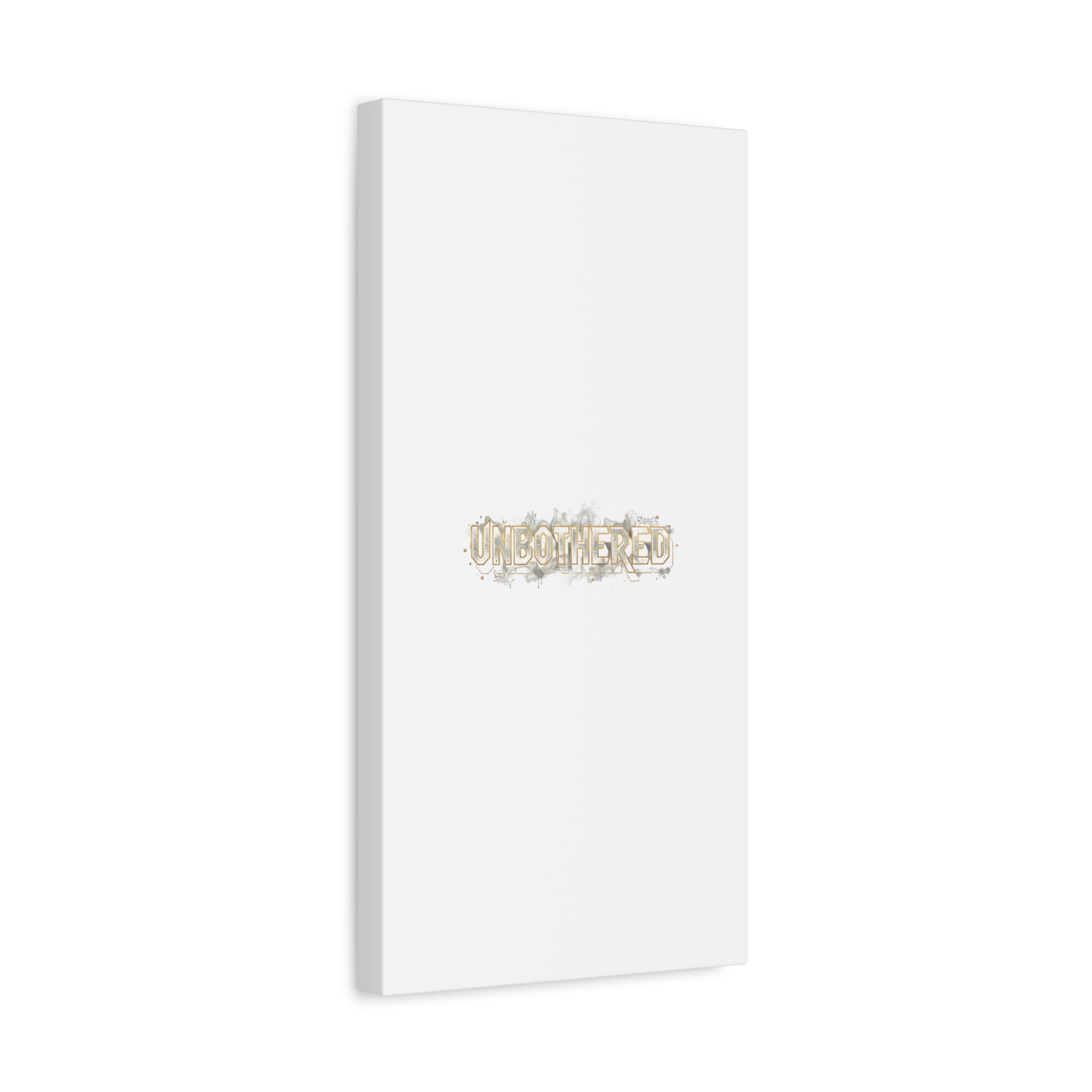Unbothered Typography Canvas | Cost of Living Humor, BrokeLife Poster