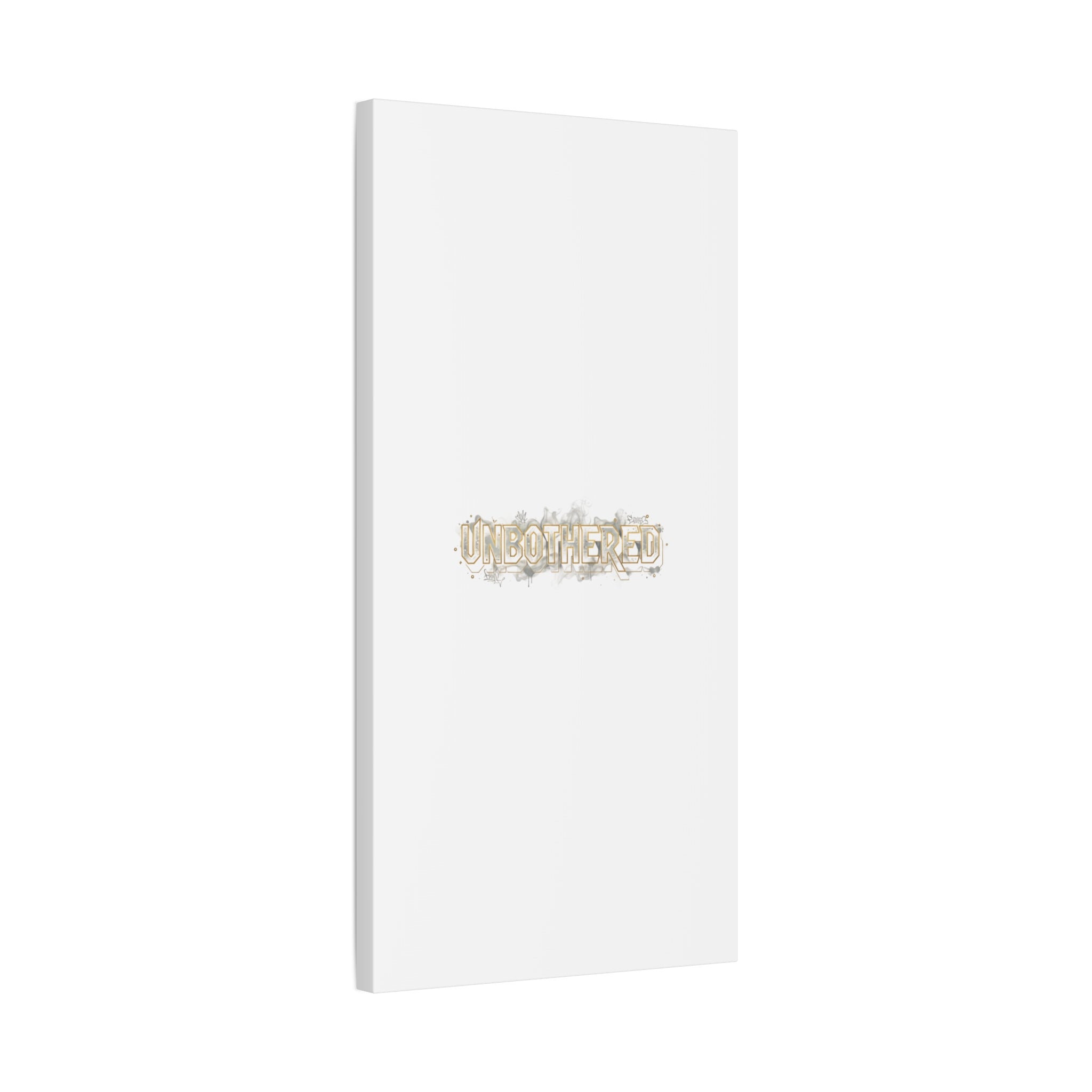 Unbothered Typography Canvas | Cost of Living Humor, BrokeLife Poster